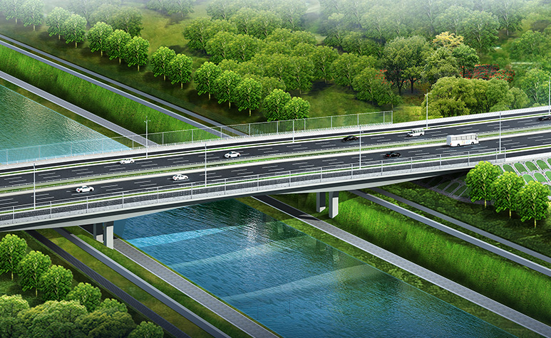 鄭州市白松路跨南水北調(diào)總干渠橋梁工程